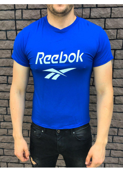 Чоловіча футболка - в стилі Reebok (Голубий)