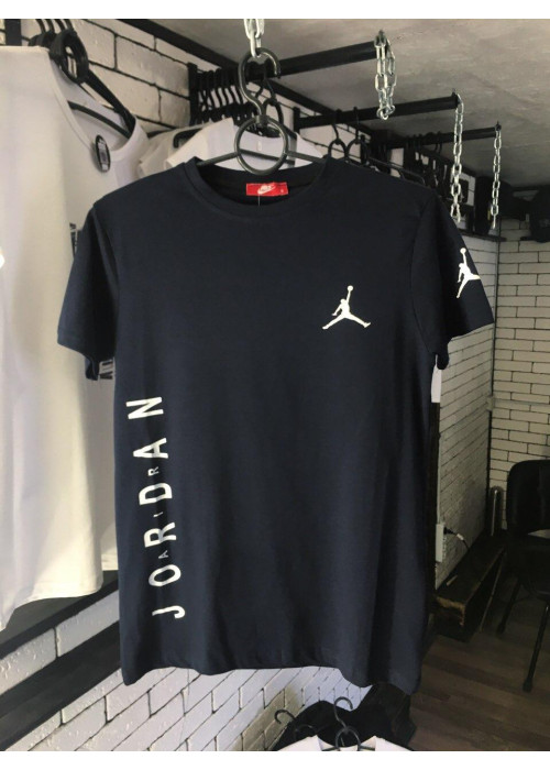Мужская футболка - в стиле Jordan (Синяя)