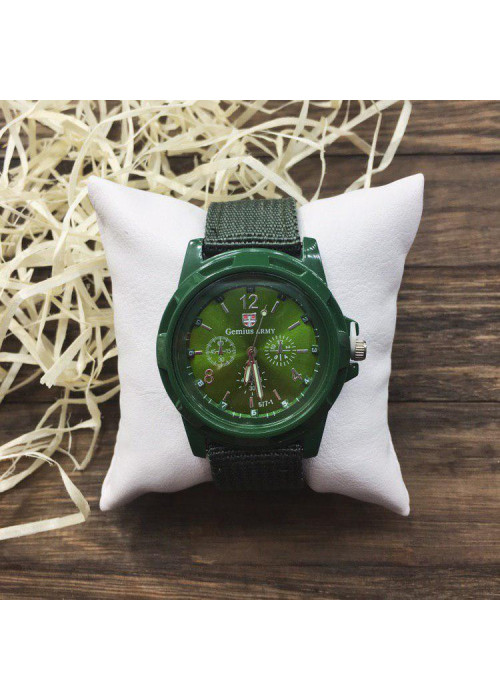 Наручний годинник - в стилі Gemius Army (Зелений)