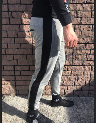 Чоловічі спортивні штани - В стилі Off-White (Сірі)