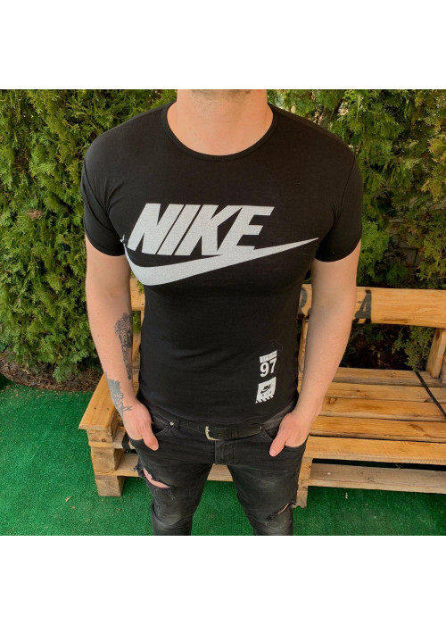 Мужская футболка - В стиле Nike (Чёрная)
