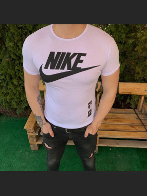 Чоловіча футболка - В стилі Nike (Біла)