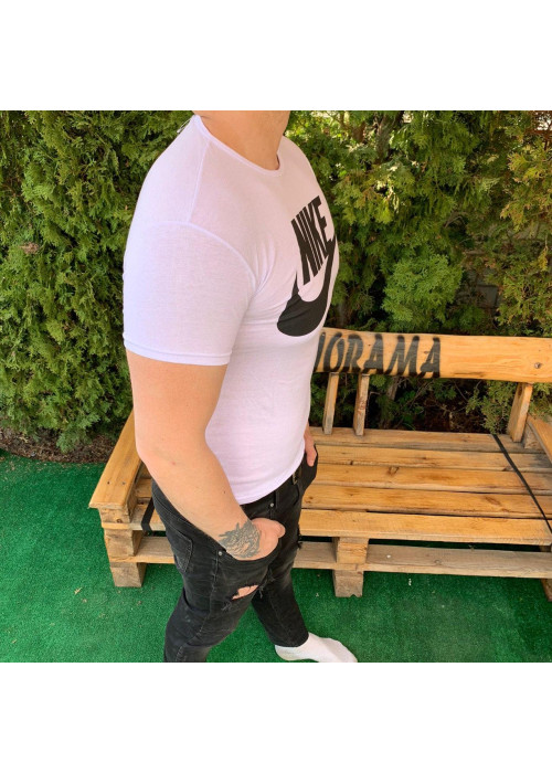 Мужская футболка - В стиле Nike (Белая)