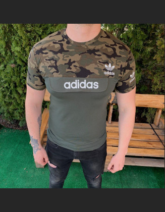 Чоловіча футболка - В стилі Adidas (Камуфляж)