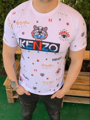Чоловіча футболка - В стилі Kenzo (Біла)
