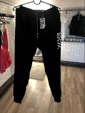 Чоловічі спортивні штани - В стилі Off-White (Чорні)