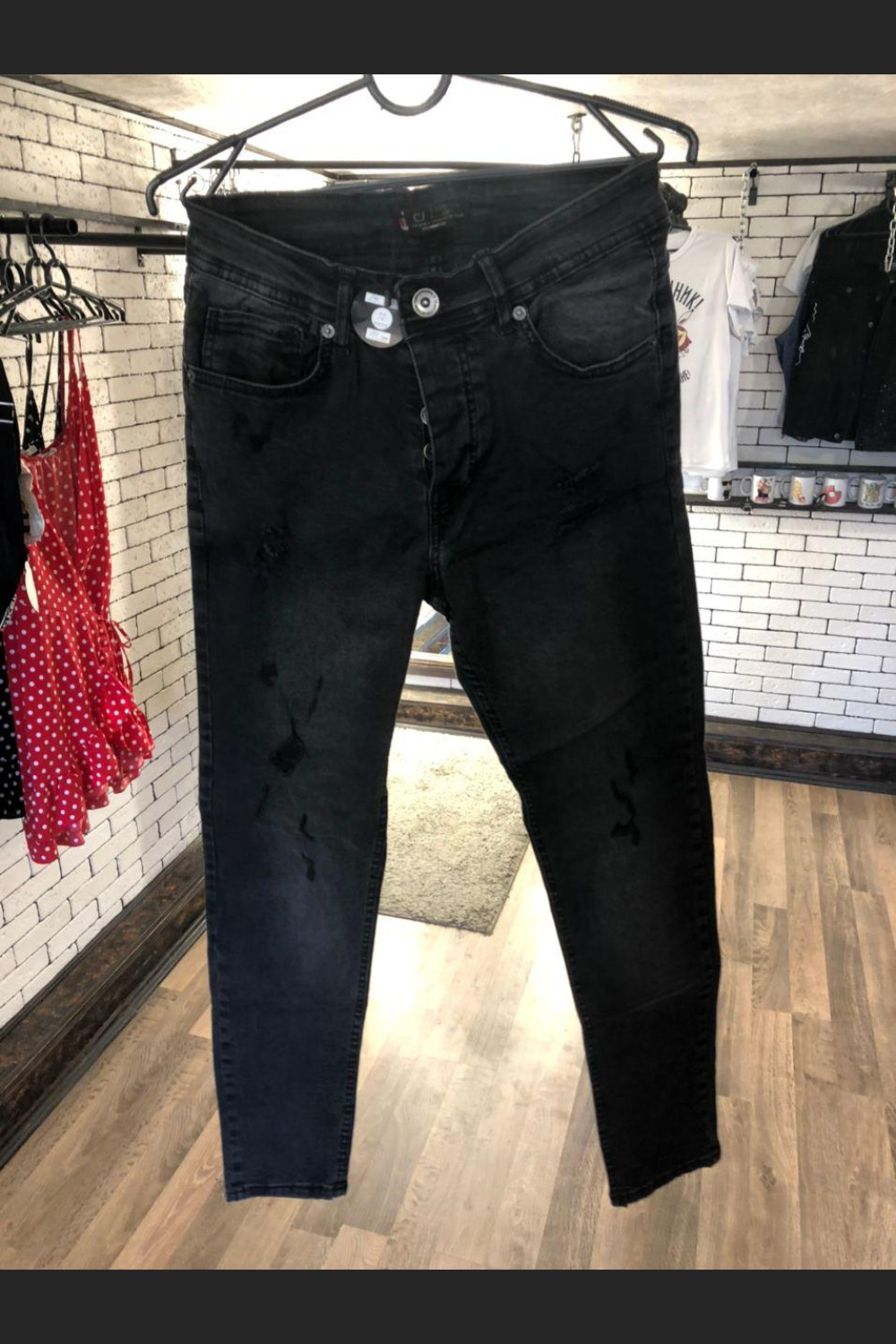Джинси - в стилі Corridor Jeans (Чорні)