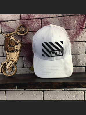 Бейсболка - В стилі Off-White (Біла)