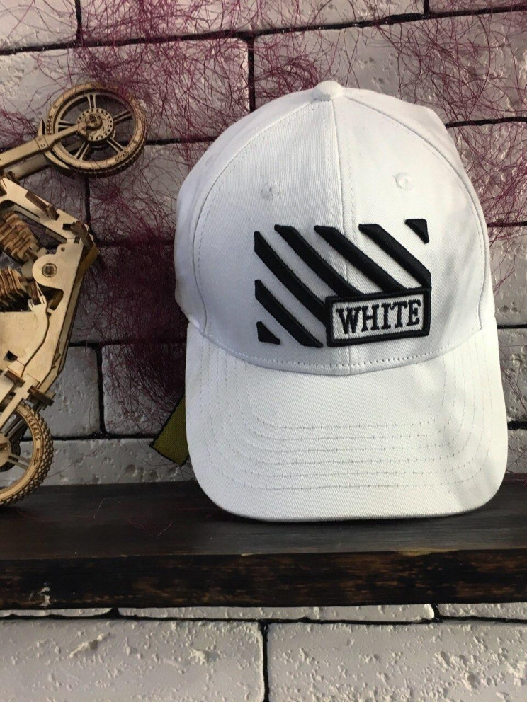 Бейсболка - В стилі Off-White (Біла)