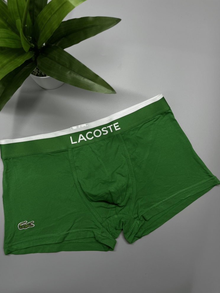 Чоловічі зелені труси-боксери Lacoste