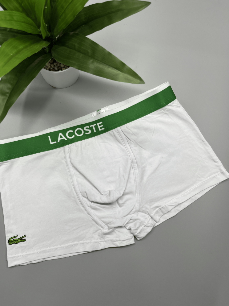 Чоловічі білі труси-боксери Lacoste
