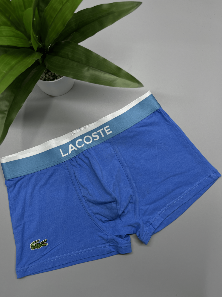 Чоловічі сині труси-боксери Lacoste