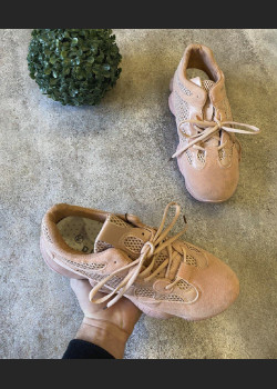 Кроссовки - Розовые в стиле Adidas Yeezy 