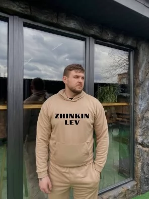 Чоловіче худі без флісу з принтом