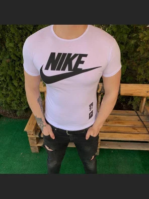 Чоловіча футболка - В стилі Nike (Біла)